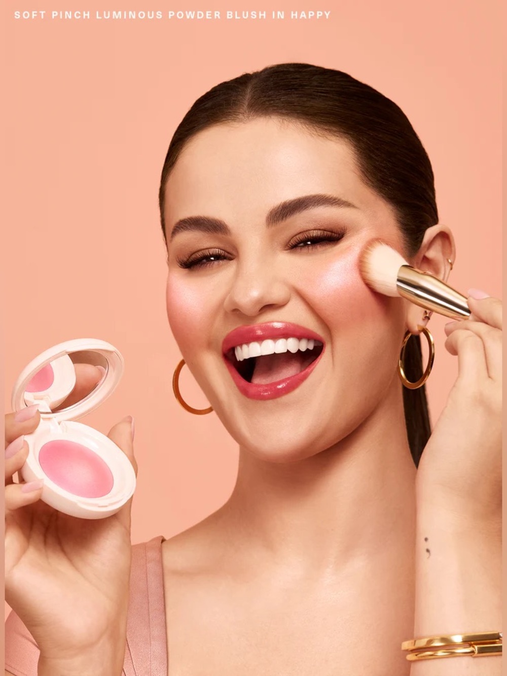 Rare Beauty Soft Pinch Luminous Powder Blush in Hope (nude mauve)  NEW - Picture 5 of 9